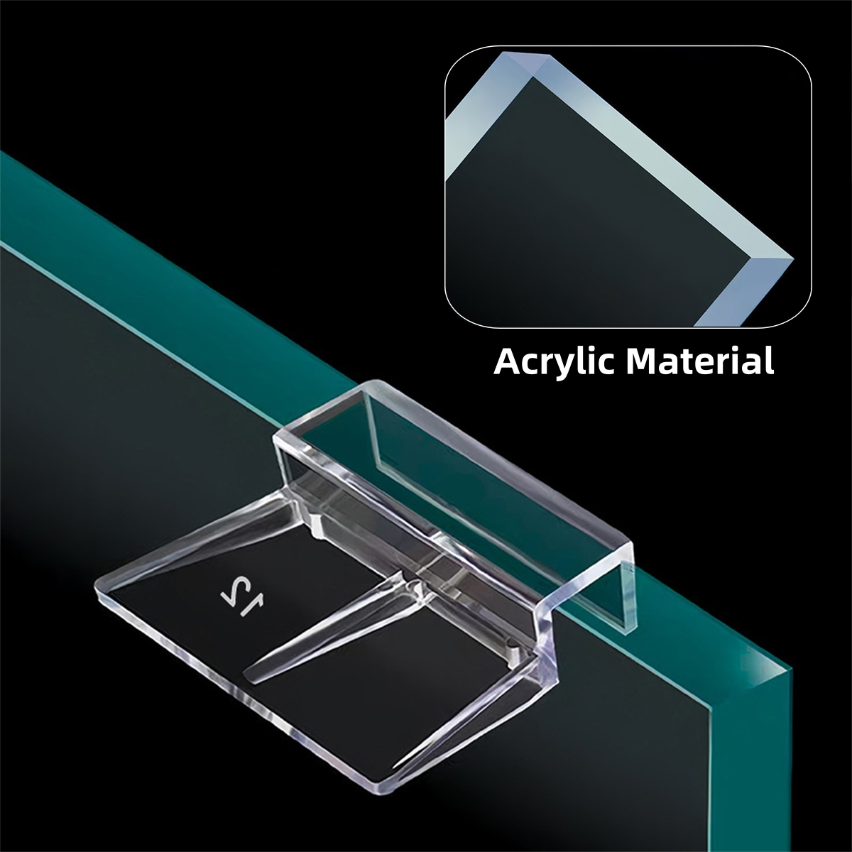 10Pcs Transparent Acrylic Fish - Aquarium Light 评论和价格