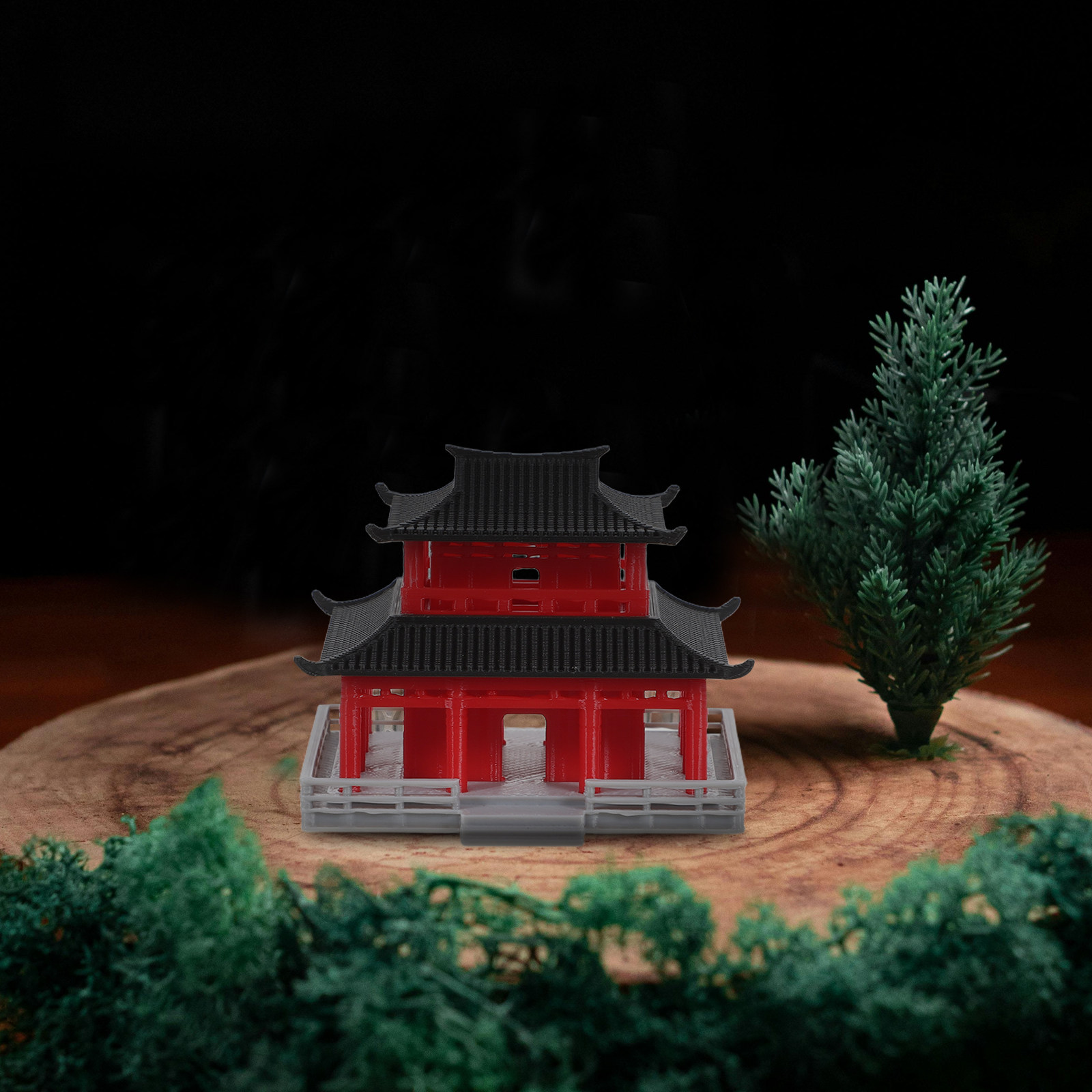 Black Red Ancient Chinese Pavi - Aquarium Fish Tank 评论和价格