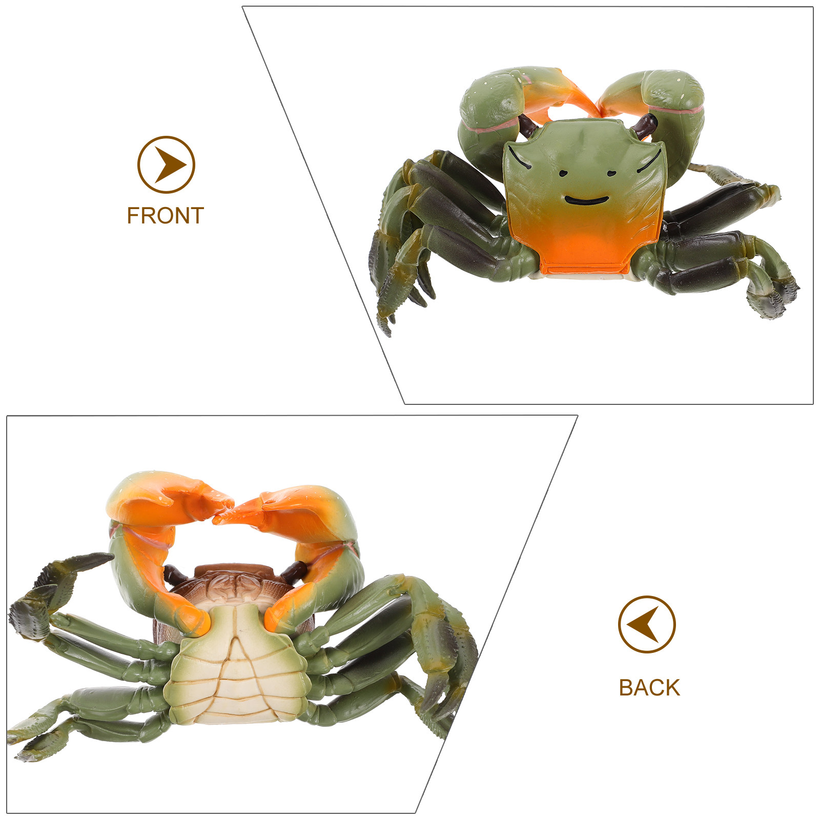 Realistic Plastic Crab Decorat - Aquarium Decor 评论和价格