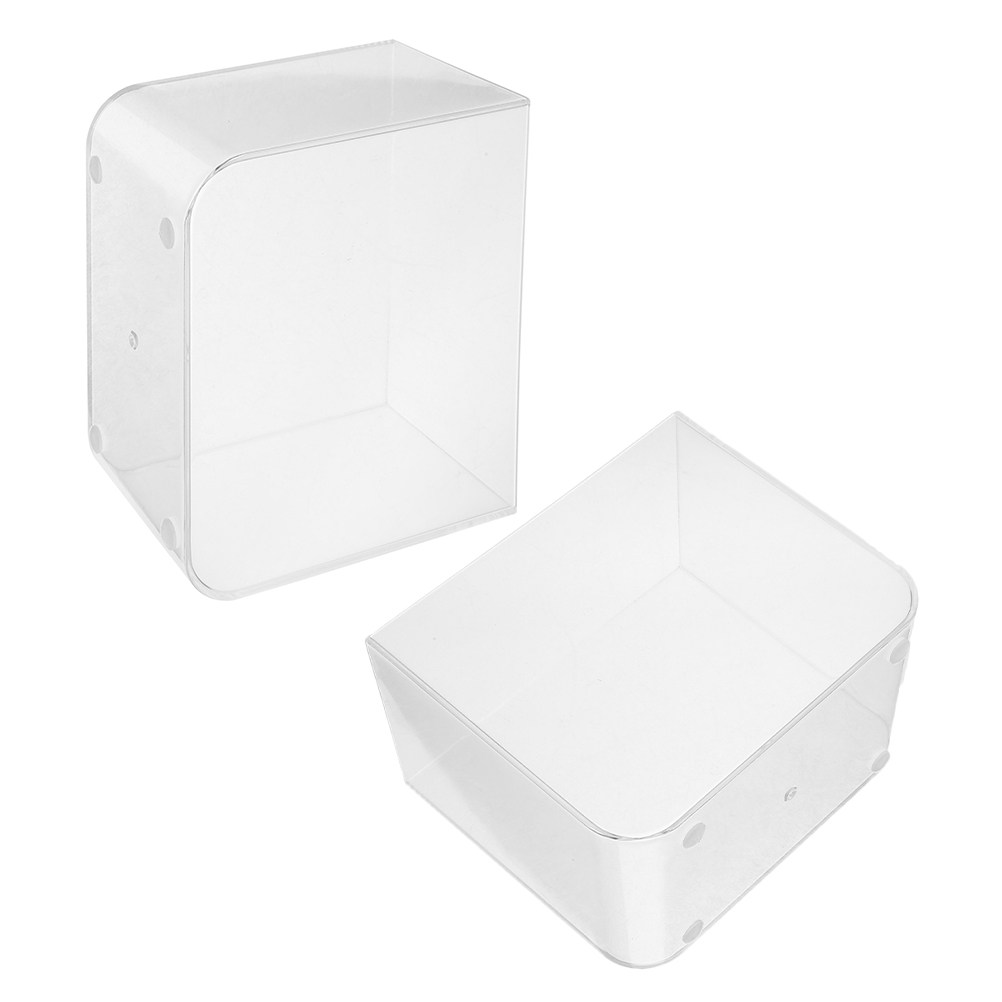 2Pcs Square Desktop Fish Tank  - Betta Fish Tank 评论和价格