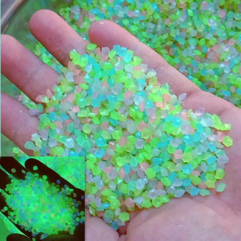 1000pcs 3-5mm Luminous Sand Gl - Fish Tank Gravel 评论和价格