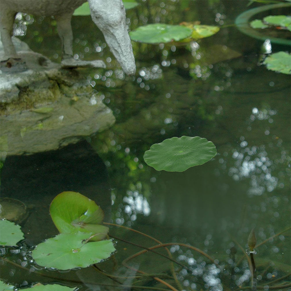 Artificial Lily Pads 15Pcs Rea - Aquarium Decor 评论和价格