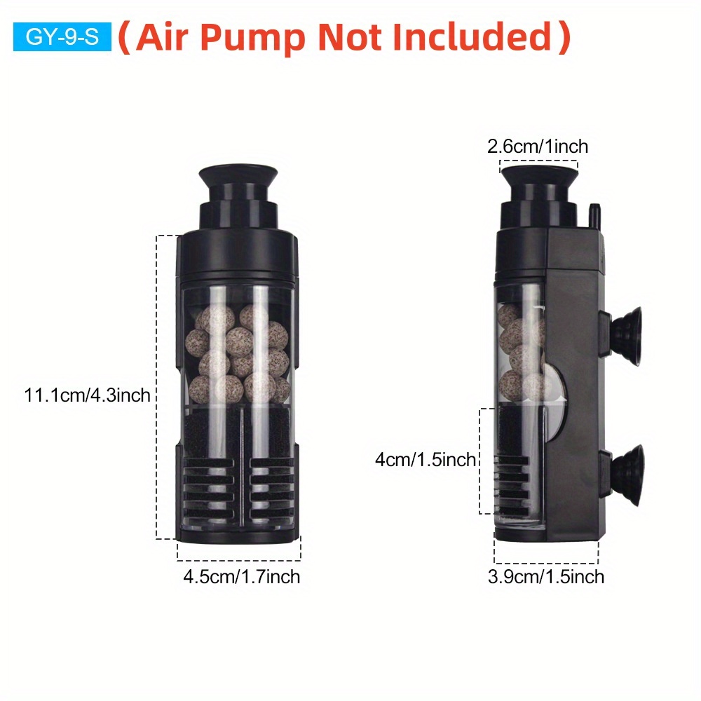 Compact Wall-Mounted Bio Spong - Betta Fish Tank 评论和价格