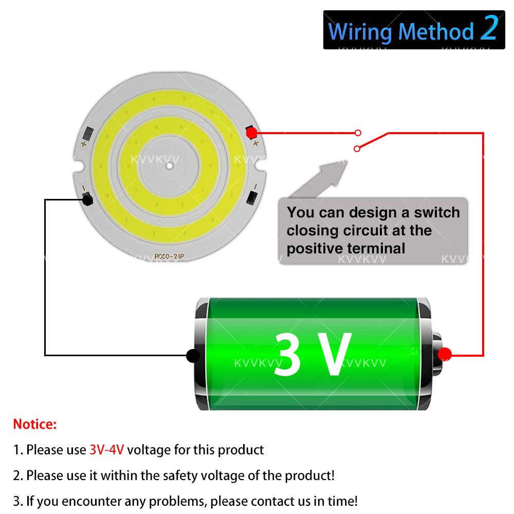 3V 4V Round COB LED Lamp Parts - Aquarium Light 评论和价格