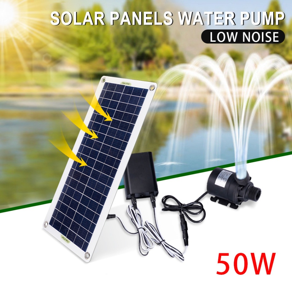 50W Solar Power Water Pump Set - Aquarium Pump 评论和价格