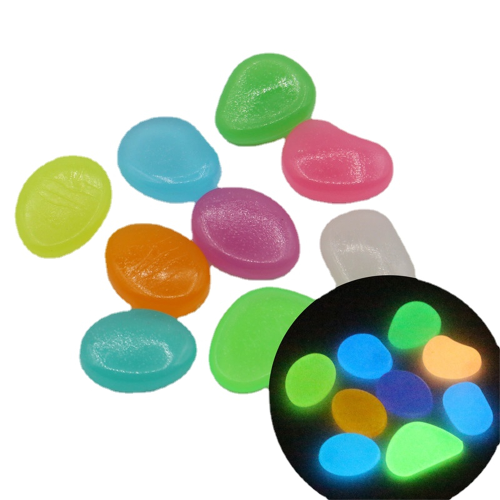 50pcs Luminous Stone Fluoresce - Fish Tank Gravel 评论和价格