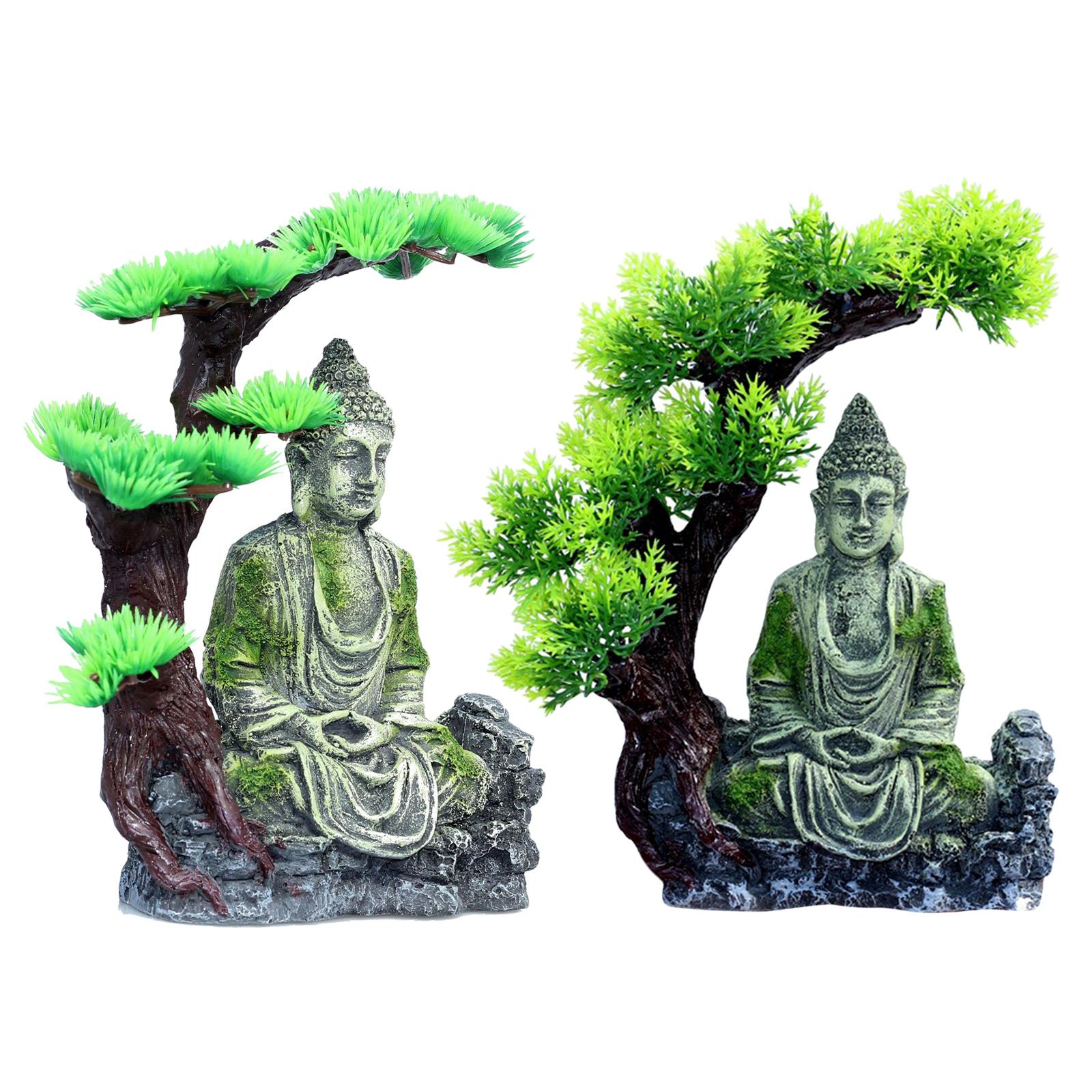 Buddha Statue Aquarium Decorat - Betta Fish Tank 评论和价格