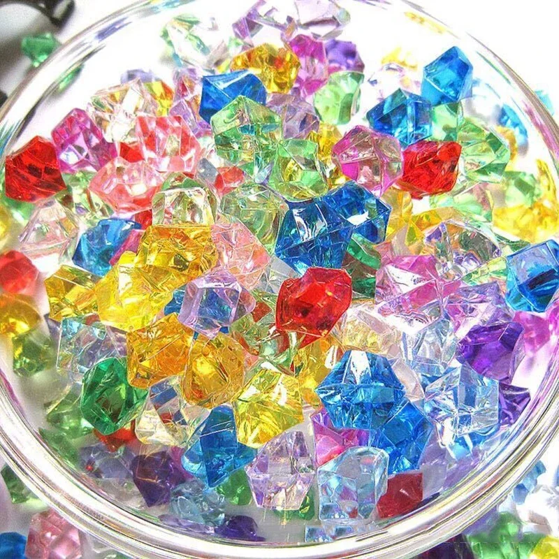 200pcs Acrylic Gem Stone Color - Fish Tank Gravel 评论和价格