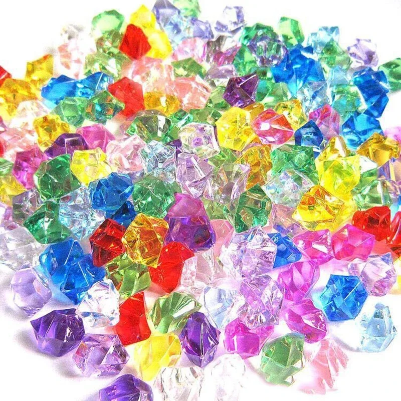 200pcs Acrylic Gem Stone Color - Fish Tank Gravel 评论和价格