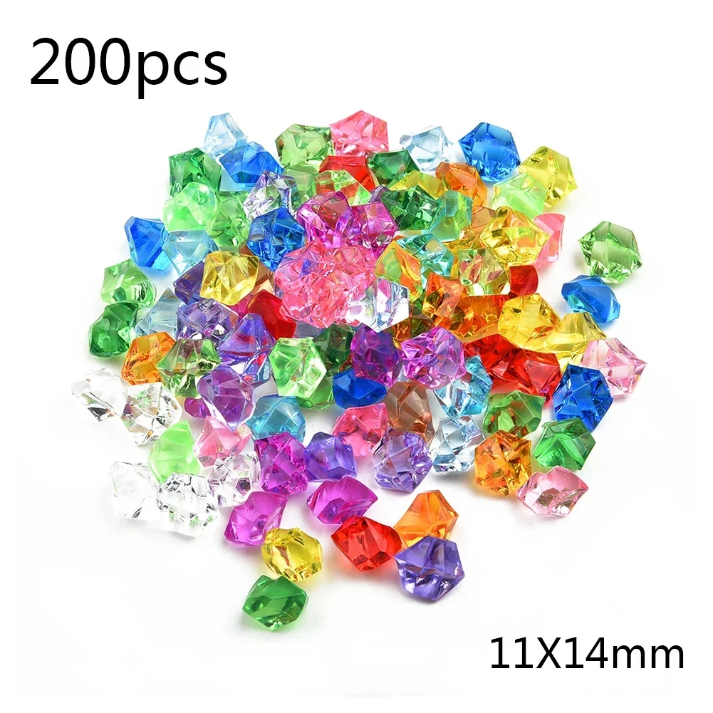200pcs Acrylic Gem Stone Color - Fish Tank Gravel 评论和价格