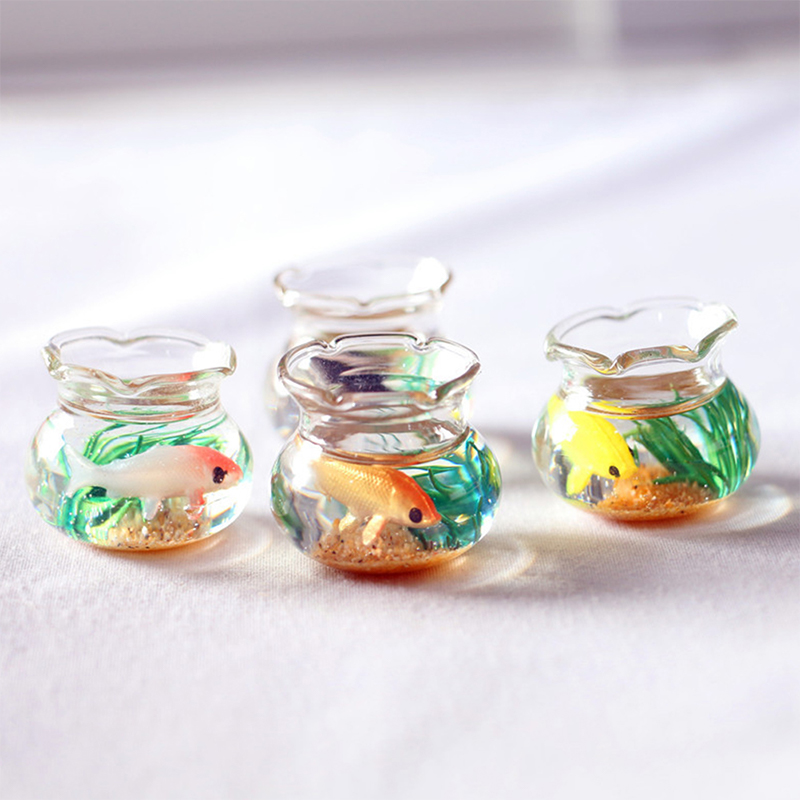Home Ornament Doll House Decor - Fish Aquarium Home 评论和价格